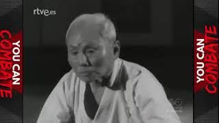 Gichin Funakoshi historical Clear footage 1952 Shotokan Karate