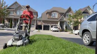 Work Day in WOMAN OWNED Lawn & Garden Care Business