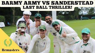 WHEN THE BARMY ARMY CAME TO SANDERSTEAD! Remastered Last Ball Thriller From Sept 2021