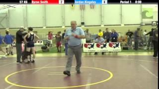 Men`s Freestyle 57 KG Byron Smith vs. Jordan Kingsley