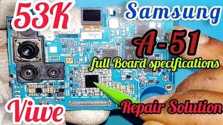 Samsung A 51 full Board specifications Repair Solution #mobileengineer