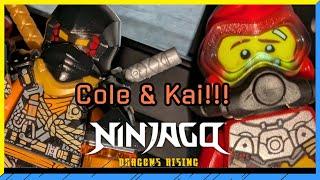 lego Ninjago Magazine Minifigure Review!! (Climber Suit Cole and Scuba Kai)