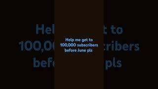 how to get to 100,000 subscribers before June
