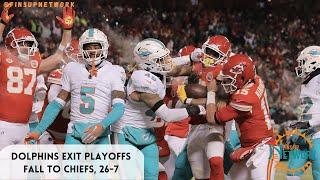 Dolphins Fall Flat, Season Ends With 26-7 Loss To Chiefs | Miami Dolphins Exit NFL Playoffs