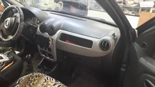 Renault LOGAN 2010. Установка магнитолы 2 DIN. Весь процесс установки. Своими руками. DIY