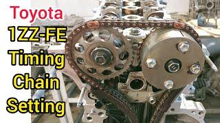 How To Fix 1ZZ-FE 1.8L Engine Timing Chain Marks of Toyota Corolla