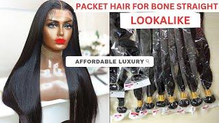 Revealing BEST Packet Hairs For Bone Straight Lookalike #bonestraighthair #straighthair