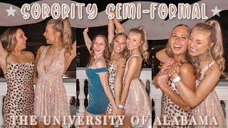 Sorority Semi-Formal GRWM | College Day in My Life | The University of Alabama