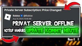 DAS UPDATE STEHT VOR DER TÜR, HEUTE DOCH UPDATE ?! I Roblox Notruf Hamburg Deutsch