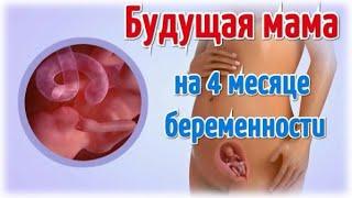 Будущая мама на 4 месяце беременности!