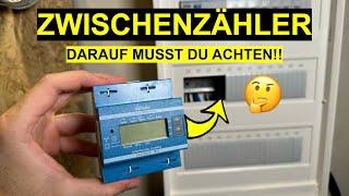 Zwischenzähler anschließen einfach erklärt - Elektro Zähler nachrüsten Wallbox - Eltako DSZ15DZMOD