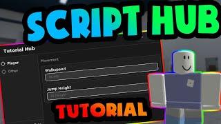 MAKE your own Roblox SCRIPT HUB tutorial in 10 MINUTES!