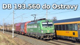 Vláčkaři jsou u toho | DB 193.560 v čele Nex 45325 do Ostravy (3. 2. 2025)