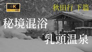 乳白色的溫泉水。雪中露天混浴。日本人最憧憬的溫泉勝地--秋田乳頭溫泉鄉！