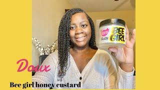 Demo and product review of the Doux bee girl Honey curl custard