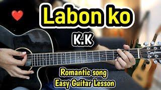 Labon Ko Labon Pe - K.K - Romantic Song - Easy Guitar Lesson Chords Cover Strumming -Bhool Bhulaiyaa