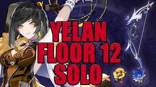 C6 Yelan Solo Spiral Abyss Floor 12