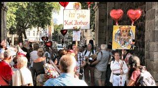 Karl Berbuer - Umzug und Gedenk Feier zum 122. Geburtstag, von der Severins Torburg bis Berbuer Pl.