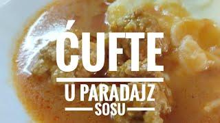 Ćufte u paradajz sosu#ručak #brzo