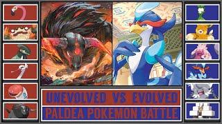 Paldea Pokémon Battle: FULLY EVOLVED vs UNEVOLVED