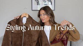 STYLING AUTUMN TRENDS SUEDE, BURGUNDY & DENIM | Amy Beth