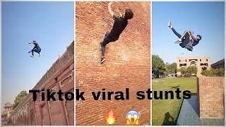 Pakistani best parkours tiktok stunts 2020 | tiktok viral stunts videos