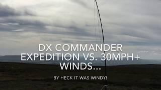 DX Commander Expedition vs. 30mph+ Winds!