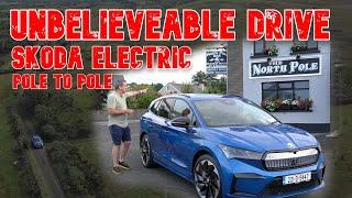 Pole to Pole in a Skoda Enyaq on battery power ONLY!