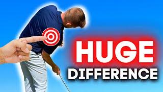 I'VE CHANGED HOW I LINE UP MY SHOULDERS IN THE GOLF SWING AND THE DIFFERENCE IS HUGE!