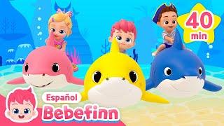 Cantemos y Bailemos con Tiburón Bebé | Y Más Canciones Infantiles | Bebefinn en español