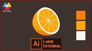 Orange tutorial in Adobe Illustrator 2024