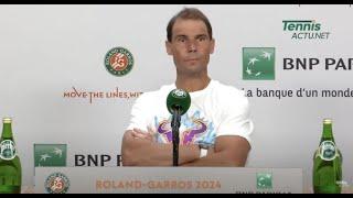 Tennis - Roland-Garros 2024 - Rafael Nadal : “I don’t know what to expect anymore... ”