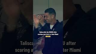 Talisca doing his best Ronaldo impression ‍️