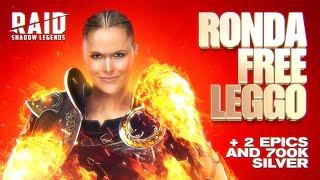 Ronda Rousey NEW Raid Shadow Legends FREE Legendary  BONUSES for EVERYONE 