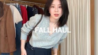 가을무드 가득 담은 패션하울 ️ | 자켓, 니트, 가디건, 슬랙스 | Fashion haul