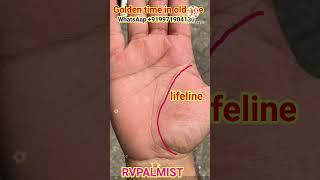 Golden time in old age|| #astrology #fortunetelling #palmistry  #palmreading #rvpalmist