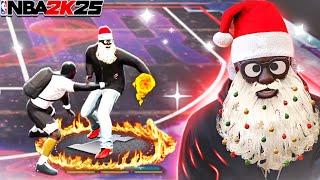 PEOPLE ARE SHOCKED "HOOD SANTA" IS DROPPING THEM OFF! NEW 7'0" ISO GAMEPLAY (NBA 2K25)