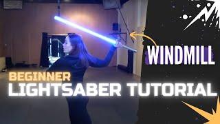 Windmill -- LIGHTSABER & STAFF SPINNING TUTORIAL - Michelle C. Smith