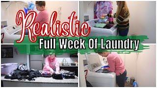 A REALISTIC Full Week Of Laundry Motivation! What An Average Laundry Routine Looks Like 2021