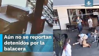 Filtran video del ataque armado en Plaza U de Morelia, Michoacán