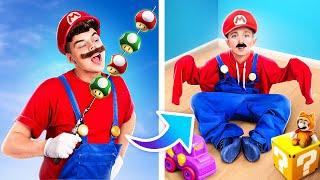 How to become Super Mario! If Super Mario Were a Baby in Real Life!