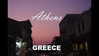 Walking in Athens (streets, musicians, night city, Olympieion, fish-market, ruins,pictures) | Greece