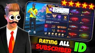 I Rated random Subscribers Freefire Id  (?/10)  | Part 3