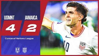 USMNT advance to Concacaf Nations League semifinals in style | USA 4-2 Jamaica | Official Highlights