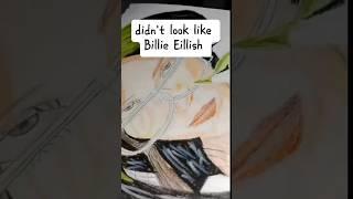 Drawing Billie Eillish Still tried tho ....#shortsvideo