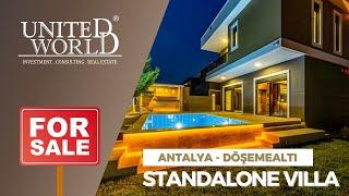 Standalone Villa for Sale in Döşemealtı Antalya Withe Private Garden & Swimming pool