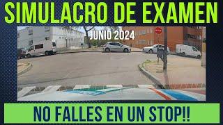 ¡No Suspendas por un STOP! - SIMULACRO del EXAMEN PRÁCTICO de CONDUCIR en MÓSTOLES.