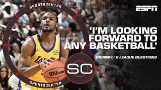 'I'm looking forward to any basketball' - Bronny James on summer ball & G League | SportsCenter