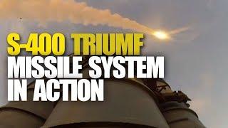 S-400 Triumf Missile System In Action