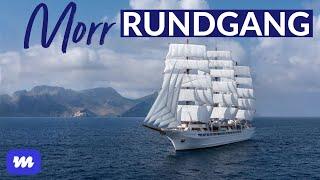 Sea Cloud Spirit: Morr-Rundgang auf dem Segel-Kreuzfahrtschiff